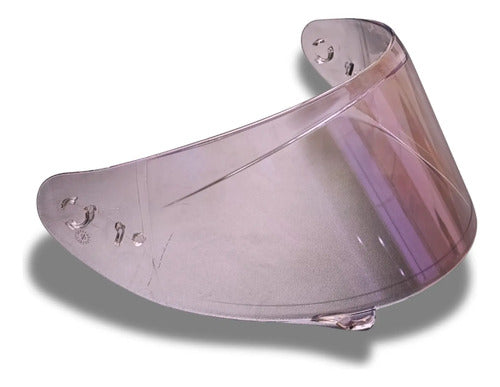 Viseira Polivisor Axxis Segment ASX V18B Injetada 2,2 mm Rosa Claro