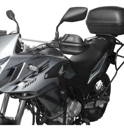 Par de Protetores de Mão Scam Honda Xre 300 2016 a 2023 Preto