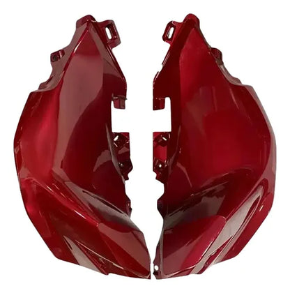 Par de Capas do Tanque Paramotos Honda Cg 160 Titan 2025 em diante Vermelho