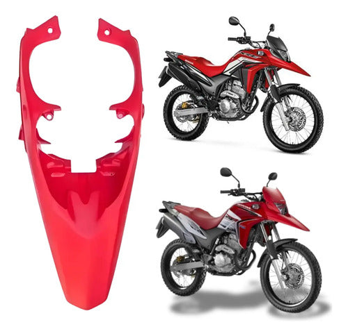Paralama Dianteiro Superior Paramotos Honda Xre 300 2010 a 2018 Vermelho