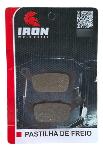 Pastilha de Freio Traseira Iron Honda Cb 300r 2009 em diante