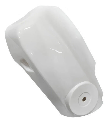 Capa da Bengala Esquerda Iron Shineray Phoenix 50 2011 a 2019 Xy 50q 2009 a 2019 Branco