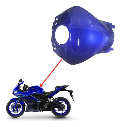 Capa do Tanque Central Yamaha Yzf-R3 2021 a 2025 Azul