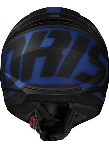 Capacete Norisk Razor Full Preto Azul Fosco