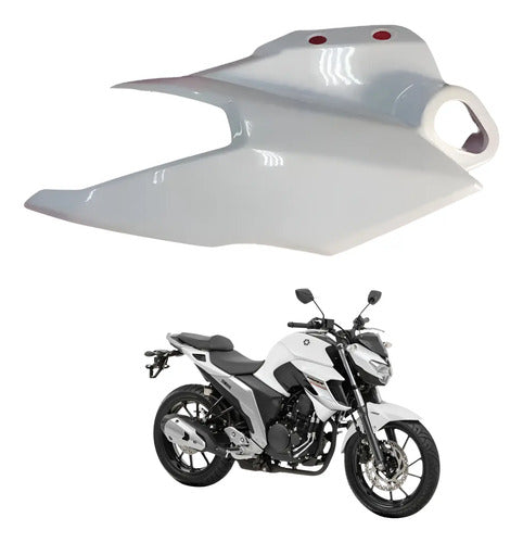 Carenagem Lateral do Farol Esquerda Yamaha Fazer Fz25 250 2018 a 2021 Branco