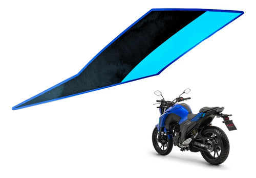 Adesivo da Rabeta Traseira Esquerda Yamaha Fazer Fz25 250 2025 Azul Metálico