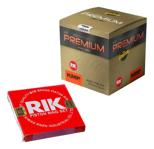 Kit Pistão com Anéis KMP Premium Honda Crf 230f 2007 a 2020 1,00 mm