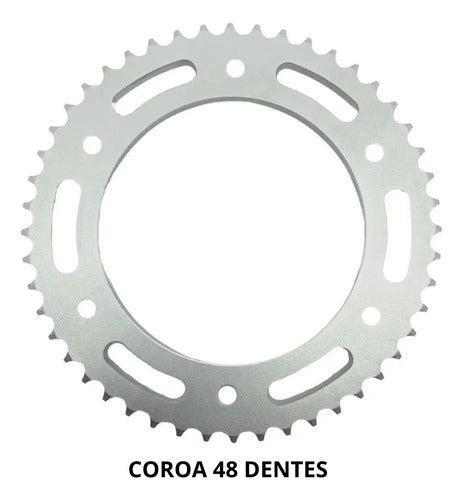 Kit Relação Smartfox com Retentor Honda Bros 160 Xre 190 428OH 128L 48/16T
