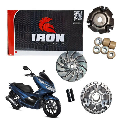 Kit Polia Primária e Roletes da Embreagem Iron Honda Pcx 150 2019 em diante