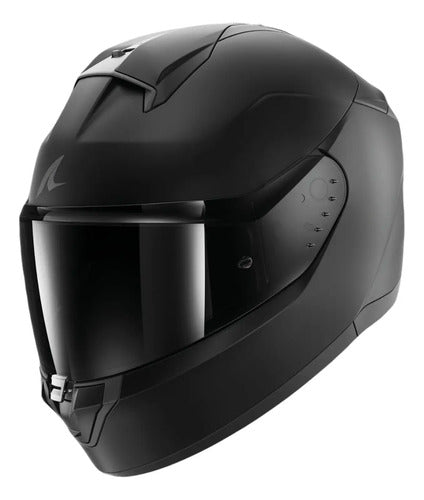 Capacete Shark Ridill 2 Blank com Óculos Solar Interno Preto Fosco