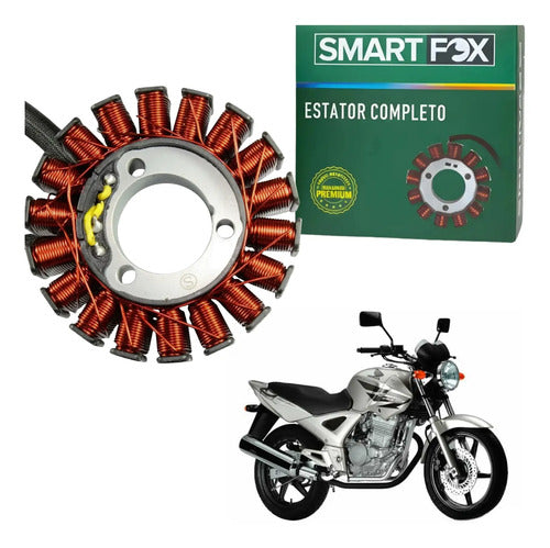 Magneto Estator com Bobina de Pulso Smartfox Honda Cbx 250 Twister 2001 em diante
