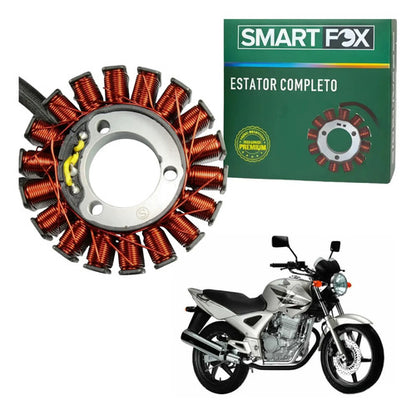 Magneto Estator com Bobina de Pulso Smartfox Honda Cbx 250 Twister 2001 em diante