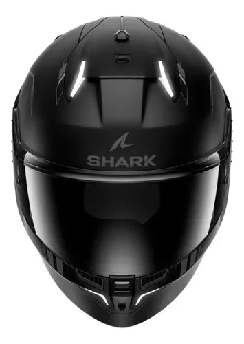 Capacete Shark Skwal i3 Blank com Óculos Solar Interno Preto Fosco