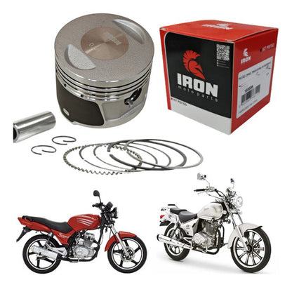 Kit Pistão com Anéis e Pino Iron Dafra Speed Kansas 150 2008 a 2014 0,50 mm