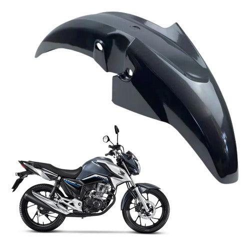 Paralama Dianteiro Paramotos Honda Cg 160 Titan 2022 a 2024 Cinza