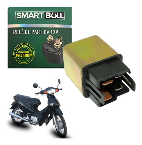 Relé de Partida Smartfox Honda Biz 100 Lead 110 Biz Elite 125 Biz 110i 12V