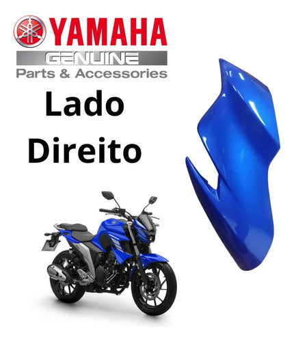 Bananinha Carenagem Lateral do Farol Direita Yamaha Fazer Fz25 250 2021 a 2023 Azul