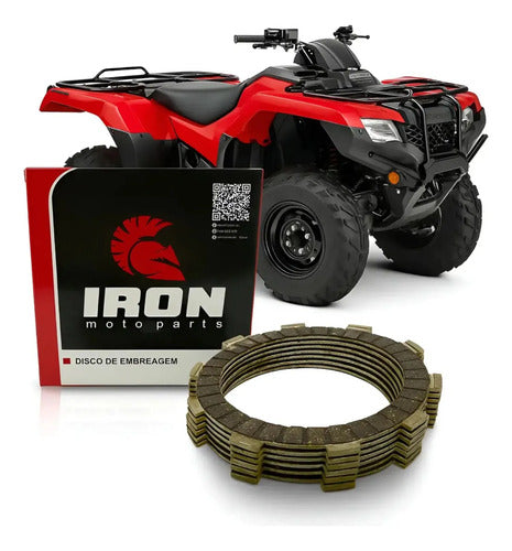 Disco de Embreagem Iron Honda Trx 420 Fourtrax 2007 a 2024