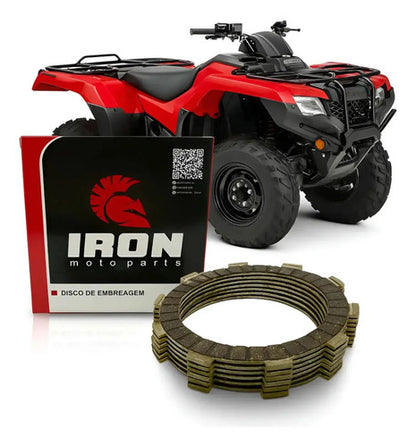 Disco de Embreagem Iron Honda Trx 420 Fourtrax 2007 a 2024