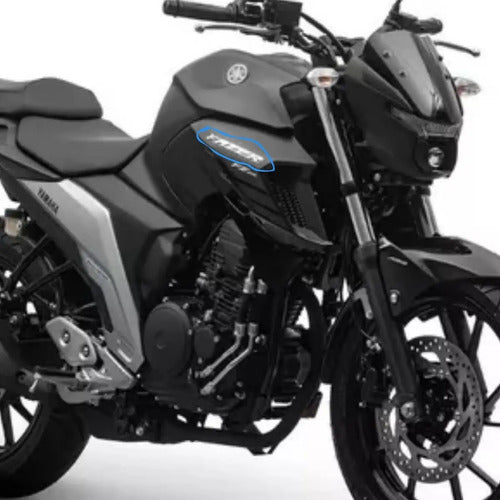 Adesivo da Aba do Tanque Direita Yamaha Fazer Fz25 250 2022 a 2023 Preto