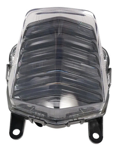 Lanterna Traseira Paramotos Honda Bros 160 2015 a 2024 Cristal Fumê