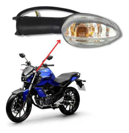 Pisca Dianteiro Esquerdo Yamaha Fazer Fz15 150 2023 a 2025 Fz25 250 2022 a 2025 Yzf-R15 2024 a 2025