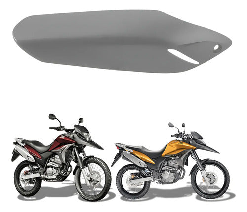 Protetor do Escapamento Paramotos Honda Xre 300 2010 a 2018 Prata