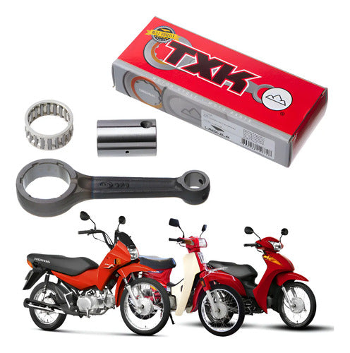 Biela Completa TXK Honda Biz 100 1998 a 2015 Pop 100 2007 a 2015 C100 Dream 1998