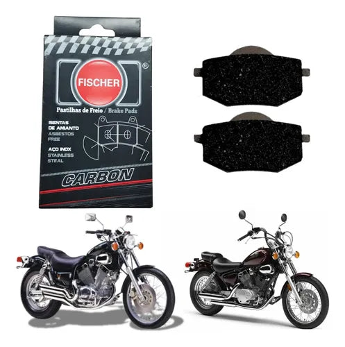 Pastilha de Freio Dianteira Fischer Carbon Yamaha Xv 250 Virago 400 Virago 535 Virago FJ1580C