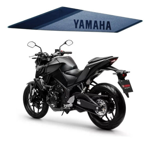 Adesivo da Rabeta Lateral Esquerda Yamaha Mt-03 2022 a 2025 Preto Fosco