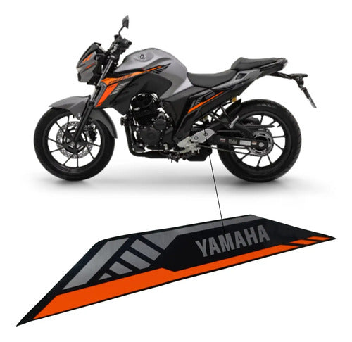 Adesivo da Tampa Lateral Esquerda Yamaha Fazer Fz25 250 2025 Cinza