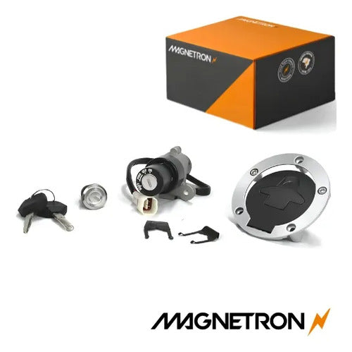 Conjunto de Travas Magnetron Yamaha Fazer Fz25 250 2018 a 2025