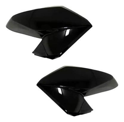 Par de Abas do Tanque Paramotos Honda Cg 160 Fan Start 2016 a 2021 Preto Brilhante