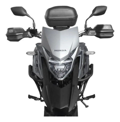 Par de Protetores de Mão Scam Honda Xre 300 2016 a 2023 Preto