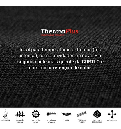 Calça Térmica Segunda Pele Curtlo Thermoplus Feminina Preto