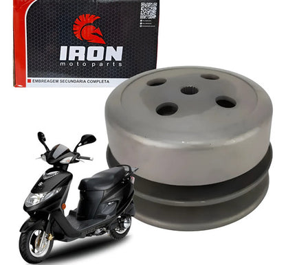 Embreagem Secundária Completa Iron Suzuki Burgman 125 2006 a 2010
