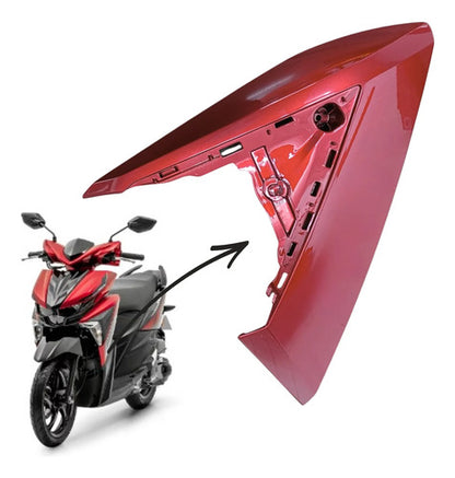 Moldura Lateral do Pisca Esquerda Yamaha Neo 125 2017 a 2025 Vermelho