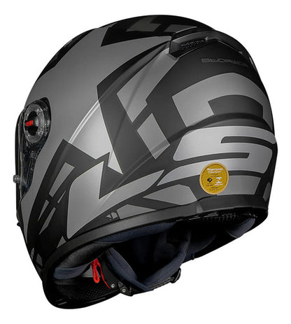Capacete LS2 FF358 Starwar Preto Prata Fosco