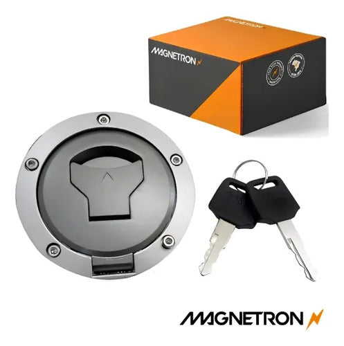 Tampa do Tanque de Combustível Magnetron Honda Bros Cg 160 Titan Fan Start Cargo Xre 190 300
