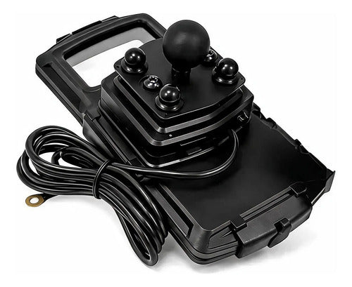 Suporte de Celular para Guidão com Carregador por Indução Magnetron à Prova d'Água 4 a 7 Polegadas