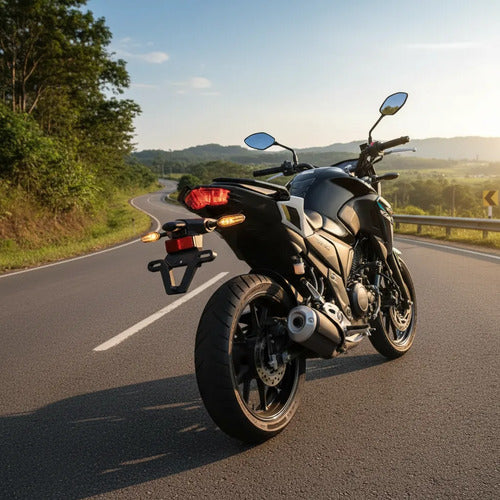 Rabeta Suporte de Placa Paramotos Yamaha Fazer Fz25 250 2018 em diante