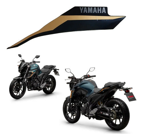 Adesivo da Rabeta Lateral Esquerda Yamaha Fazer Fz25 250 2024 Verde Fosco