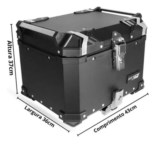 Baú Traseiro de Alumínio GP Tech M45 45 Litros