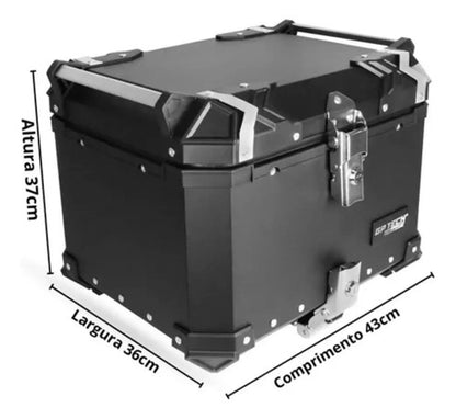 Baú Traseiro de Alumínio GP Tech M45 45 Litros