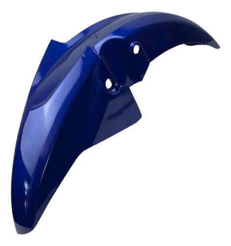 Paralama Dianteiro sem Suporte Paramotos Honda Cg 160 Titan 2016 a 2022 Azul Metálico