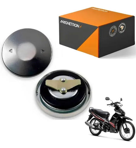 Tampa do Tanque de Combustível Magnetron Yamaha Crypton 105 1998 a 2004