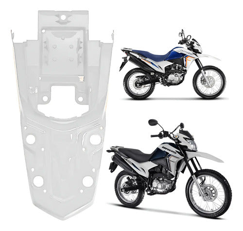 Paralama Traseiro Paramotos Honda Bros 160 2022 a 2025 Branco