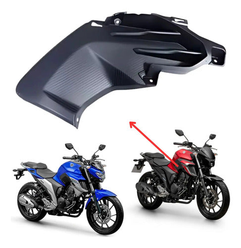 Apoio de Joelho Direito Yamaha Fazer Fz25 250 2018 a 2025 Preto