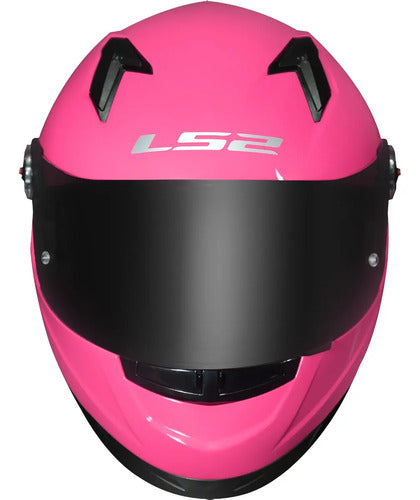 Capacete LS2 FF358 Solid Rosa Brilhante