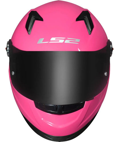 Capacete LS2 FF358 Solid Rosa Brilhante